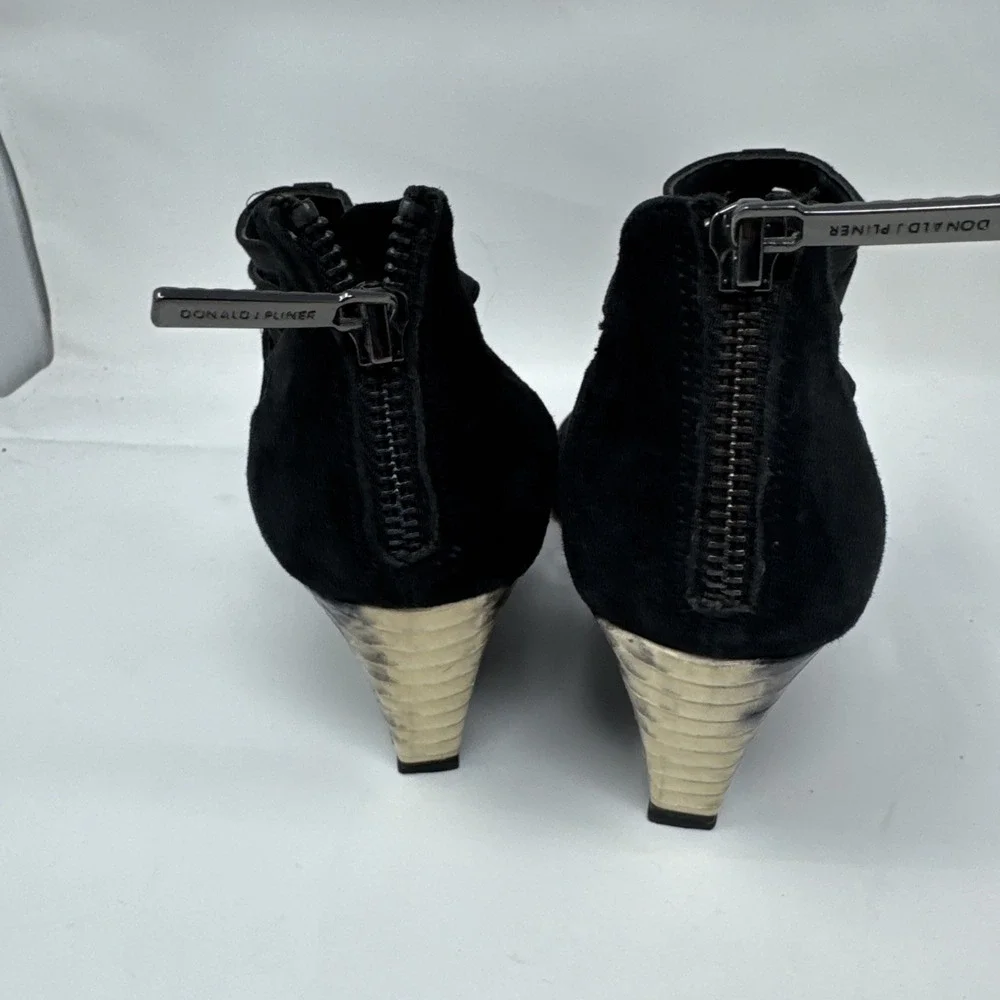 donald j pliner womens Cage Strap‎ Snake Wedges Size 8.5